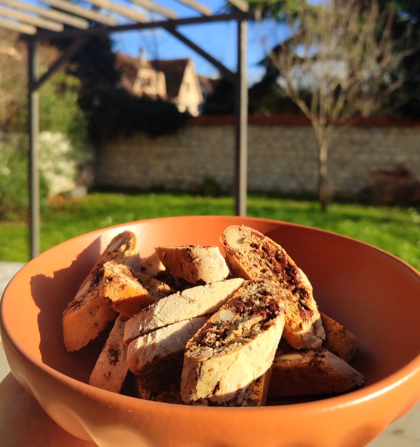 cantucci fait maison amandes-chocolat noir (100g)